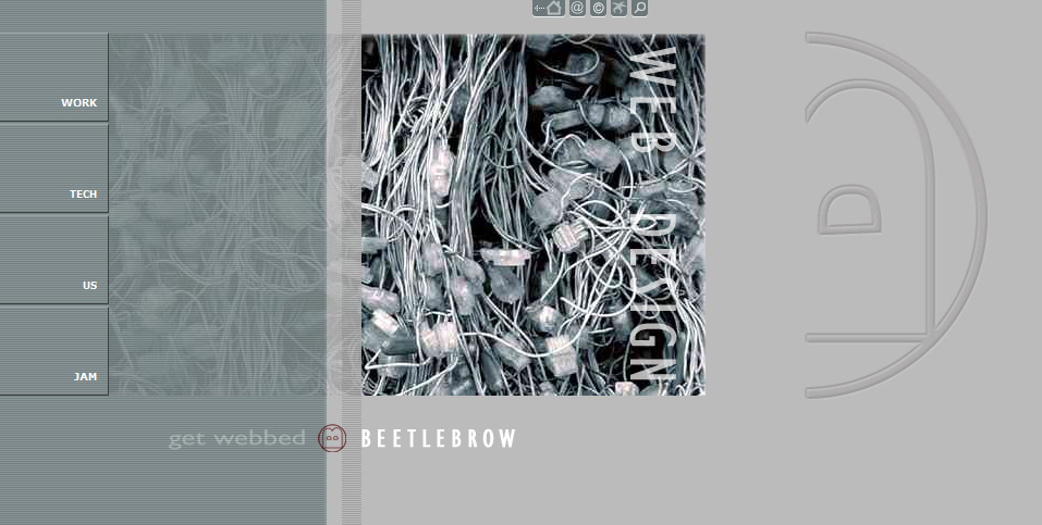 Beetlebrow's original site circa 2001