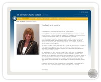 Head Teacher's welcome page